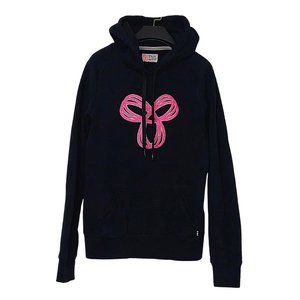 TNA Logo Hoodie (Black, Pink, Small)